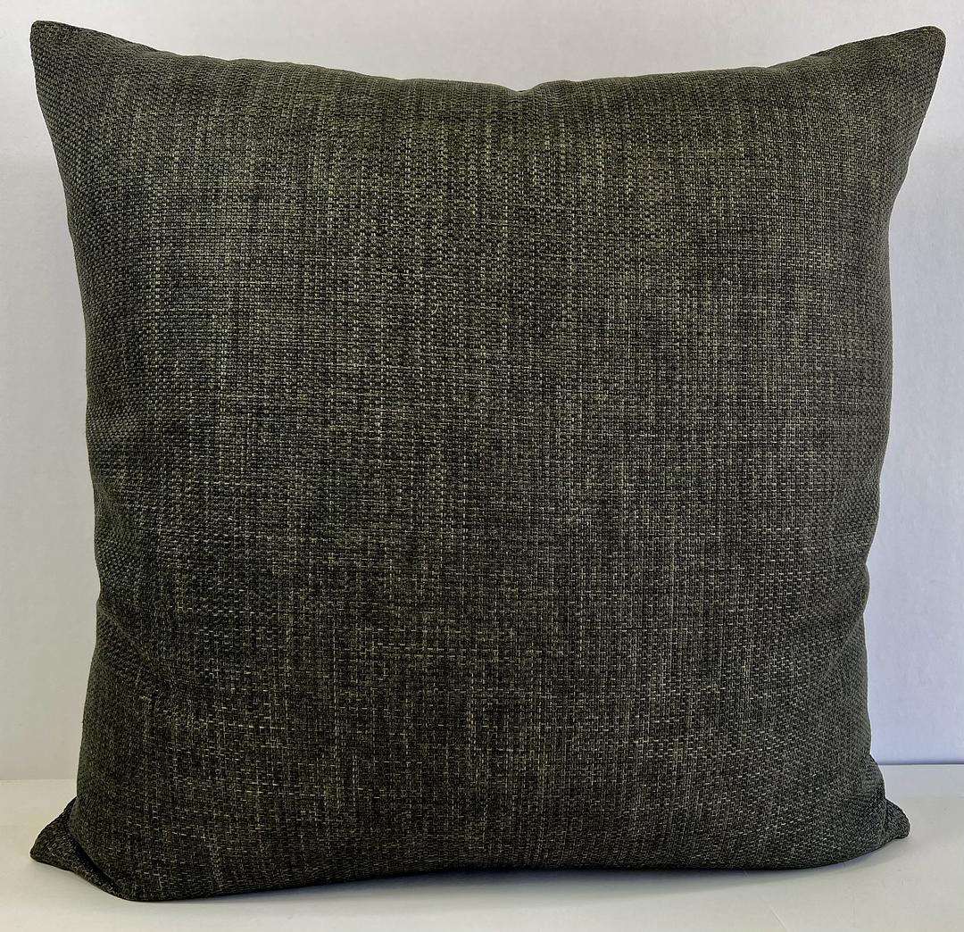 Luxury Pillow – 24" × 24" – Tamarisk Slate