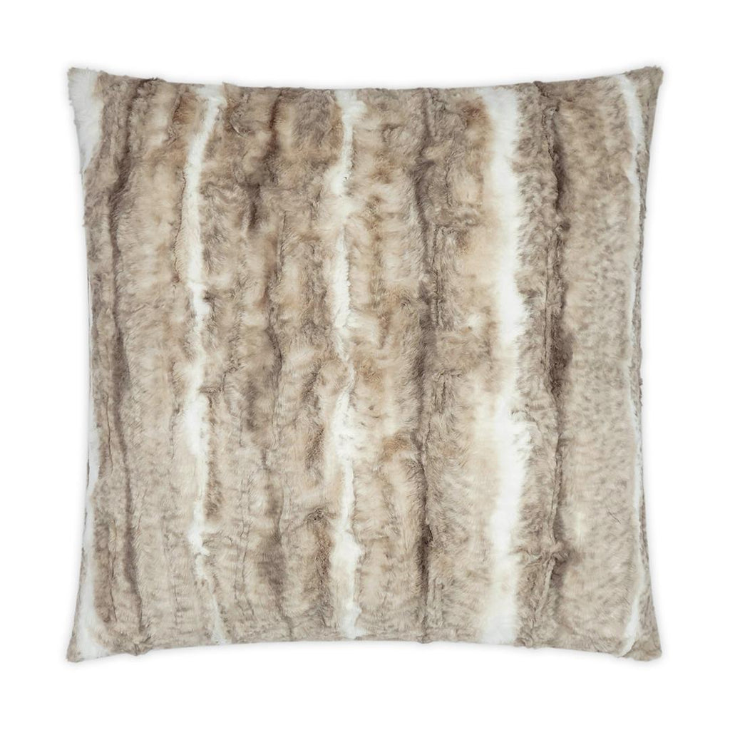 Luxury Pillow - 24" x 24" - Foxster Velvety Soft Faux Fox Fur