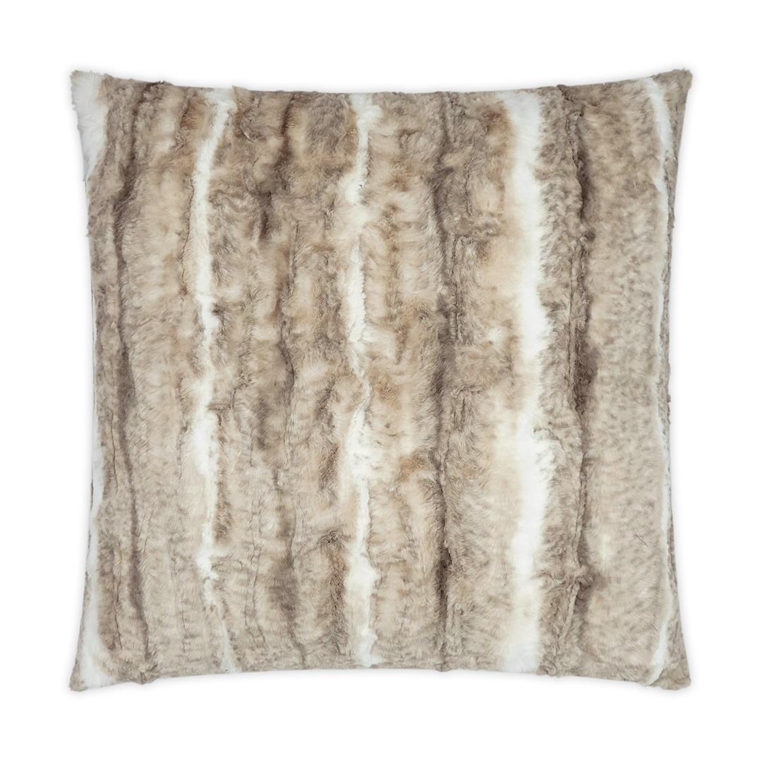 Luxury Pillow -  24" x 24" -  Foxster. Velvety soft faux fox fur