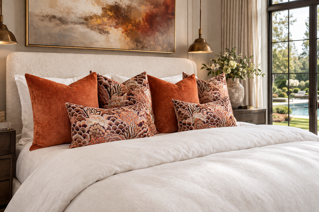 Luxury Pillow – 24" × 24" – Milla Sorbet