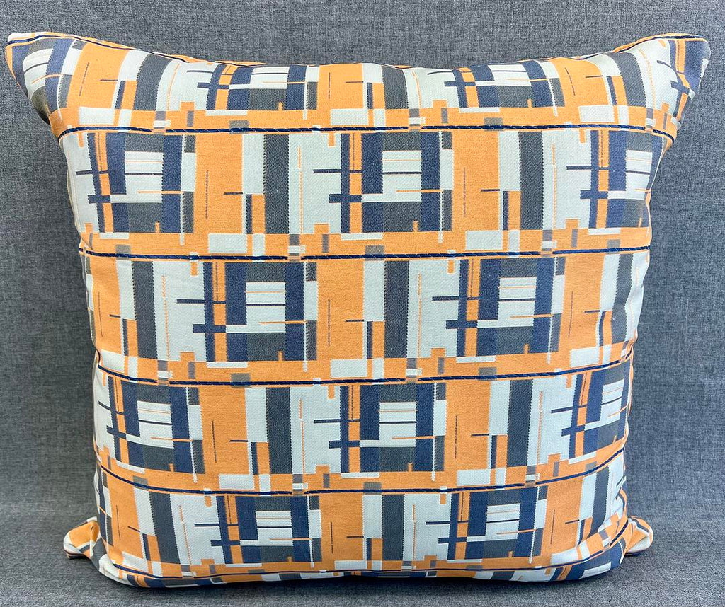 Luxury Outdoor Pillow – 22" × 22" – Architectural