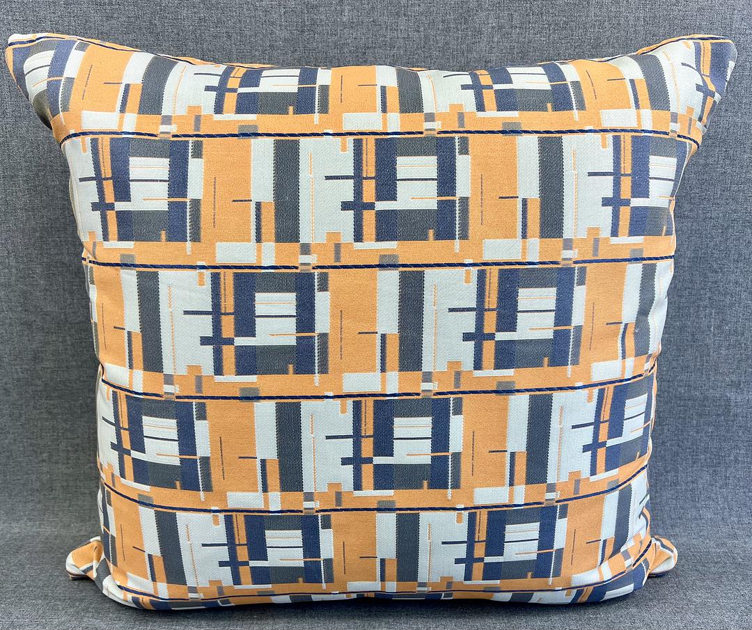 Luxury Outdoor Pillow – 22" × 22" – Architectural