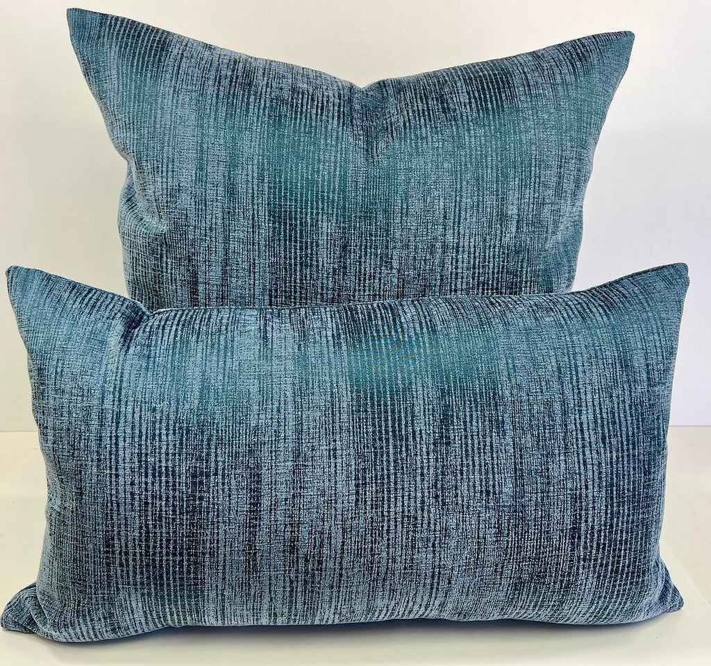 Luxury Lumbar Pillow - 24" x 14"- Coronado Blue