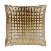 Luxury Pillow -  24" x 24" - Success-Topaz; Intricate weave pattern of topaz on a flat weave background that gives it a broze glow. Same on both sides