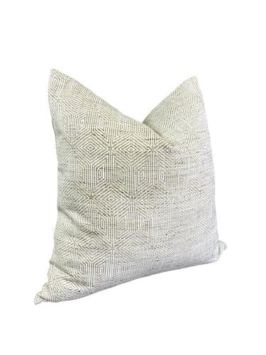 Luxury Pillow -  24" x 24" -  woven Pecan;Pecan colored tightly woven fabric on both sides