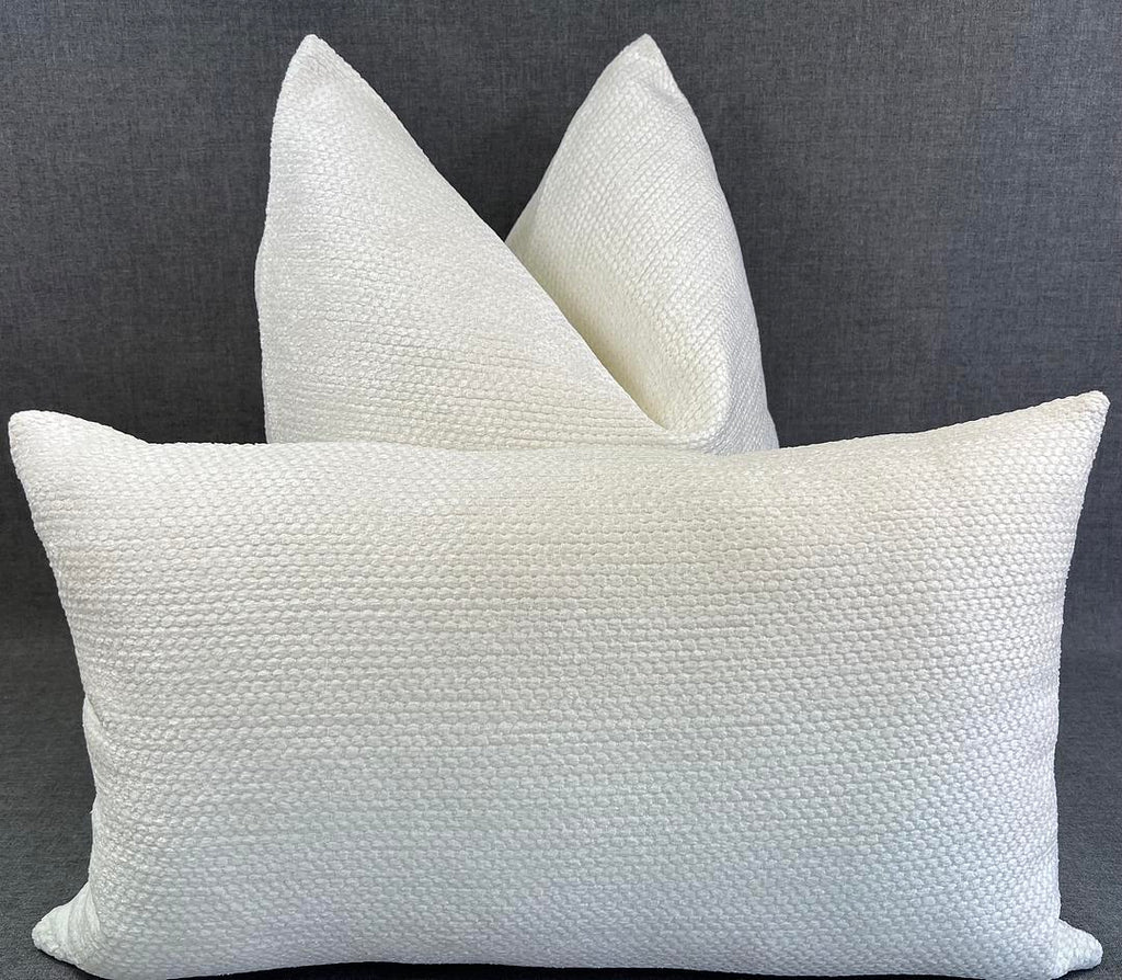 Luxury Pillow – 24" × 24" – Snow White