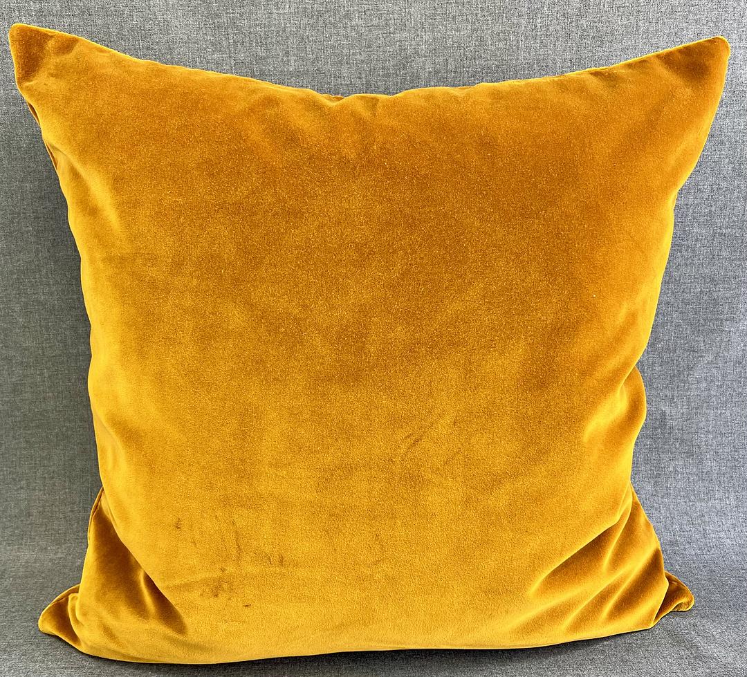 Luxury Pillow - 24" x 24"- Caramel Mohair
