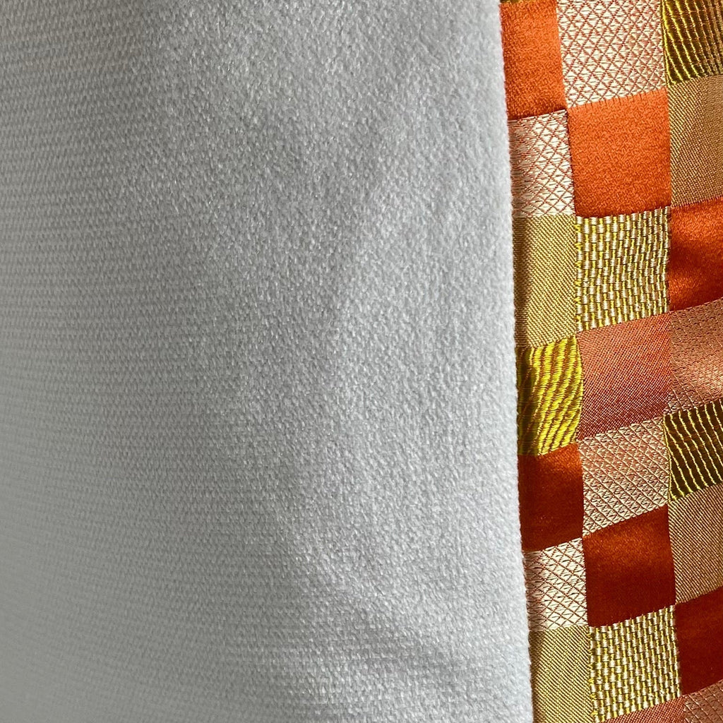 Cubit Orange – 24" × 24" Luxury Square Pillow