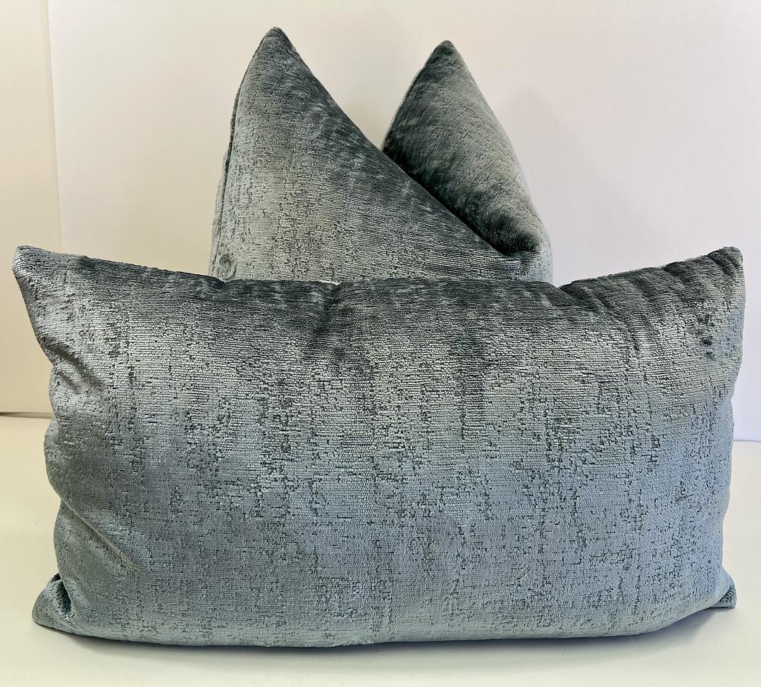 Luxury Lumbar Pillow – 24" × 14" – Hamlet Mist