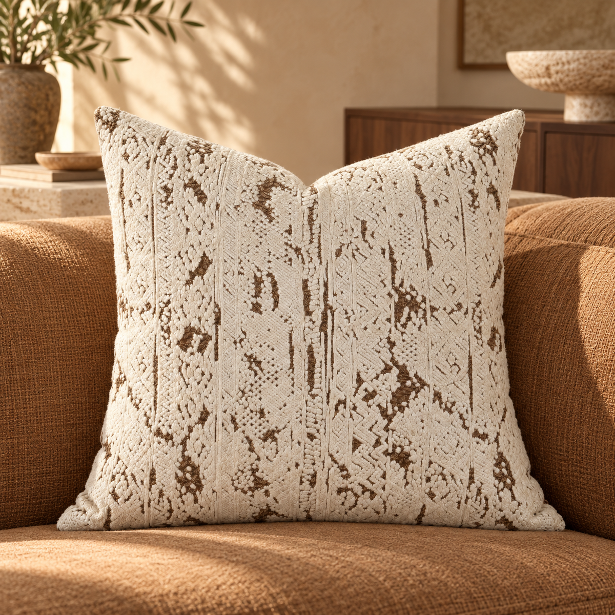 Stonewash – 24" × 24" Luxury Lumbar Pillow
