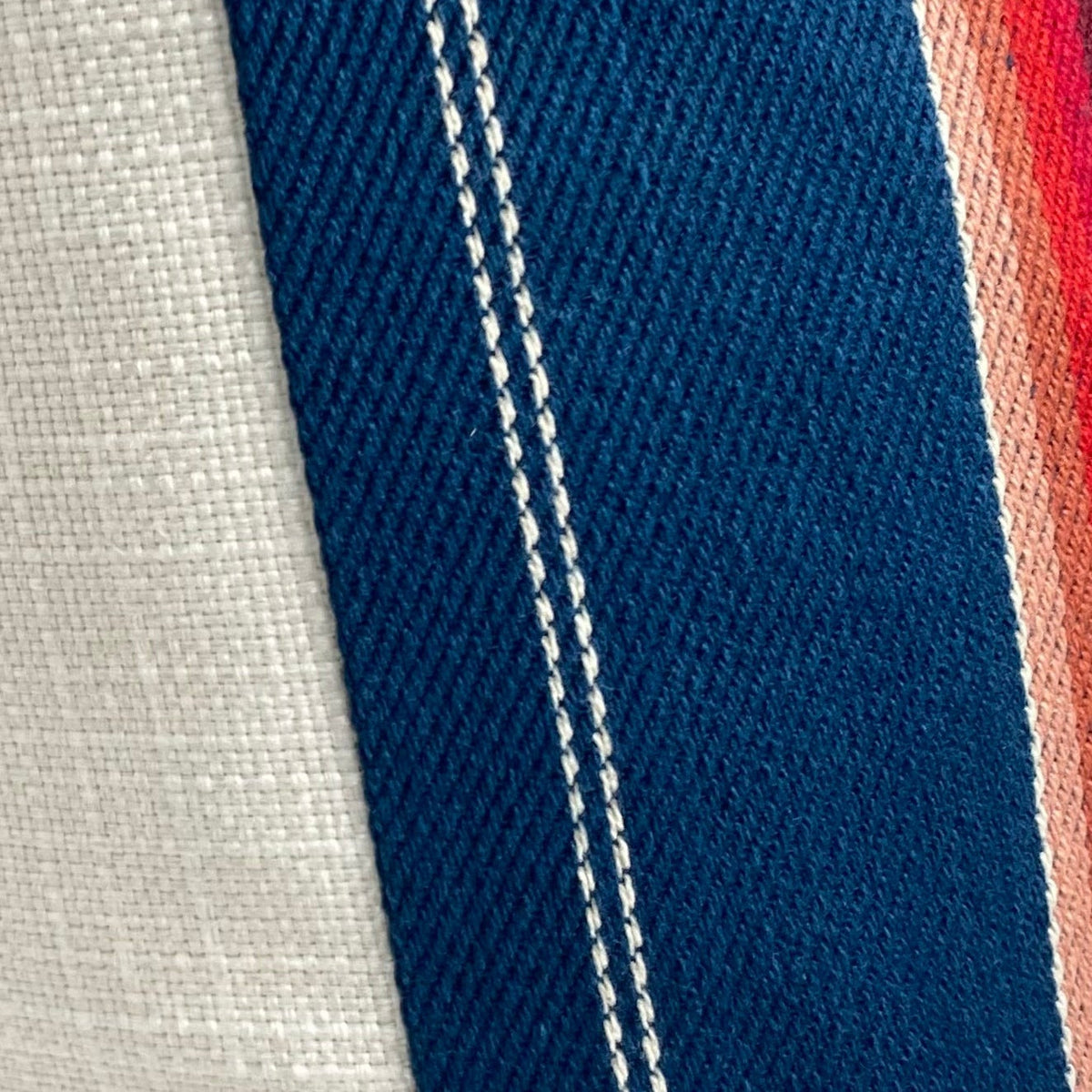 Sonora Stripe – 24" × 24" Luxury Square Pillow