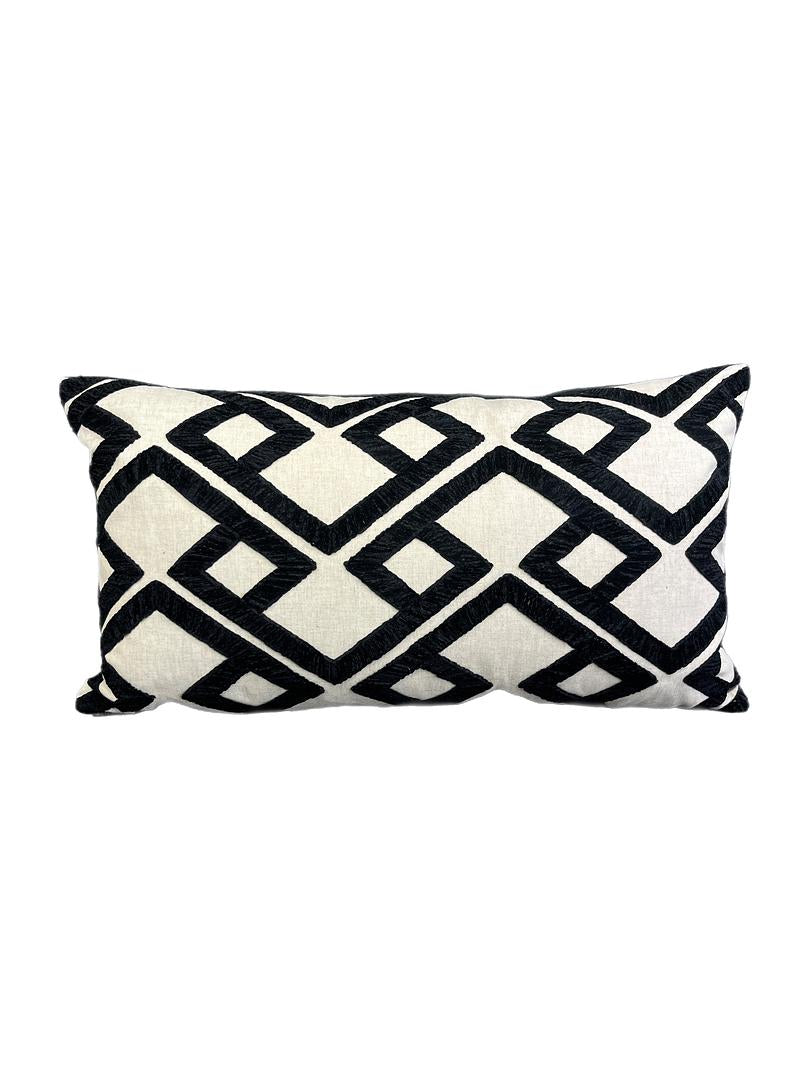 Luxury Lumbar Pillow - 24" x 14"- Accolade Onyx