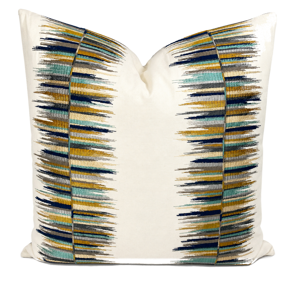 Fun Fair Agate – 24" × 24" Luxury Square Pillow