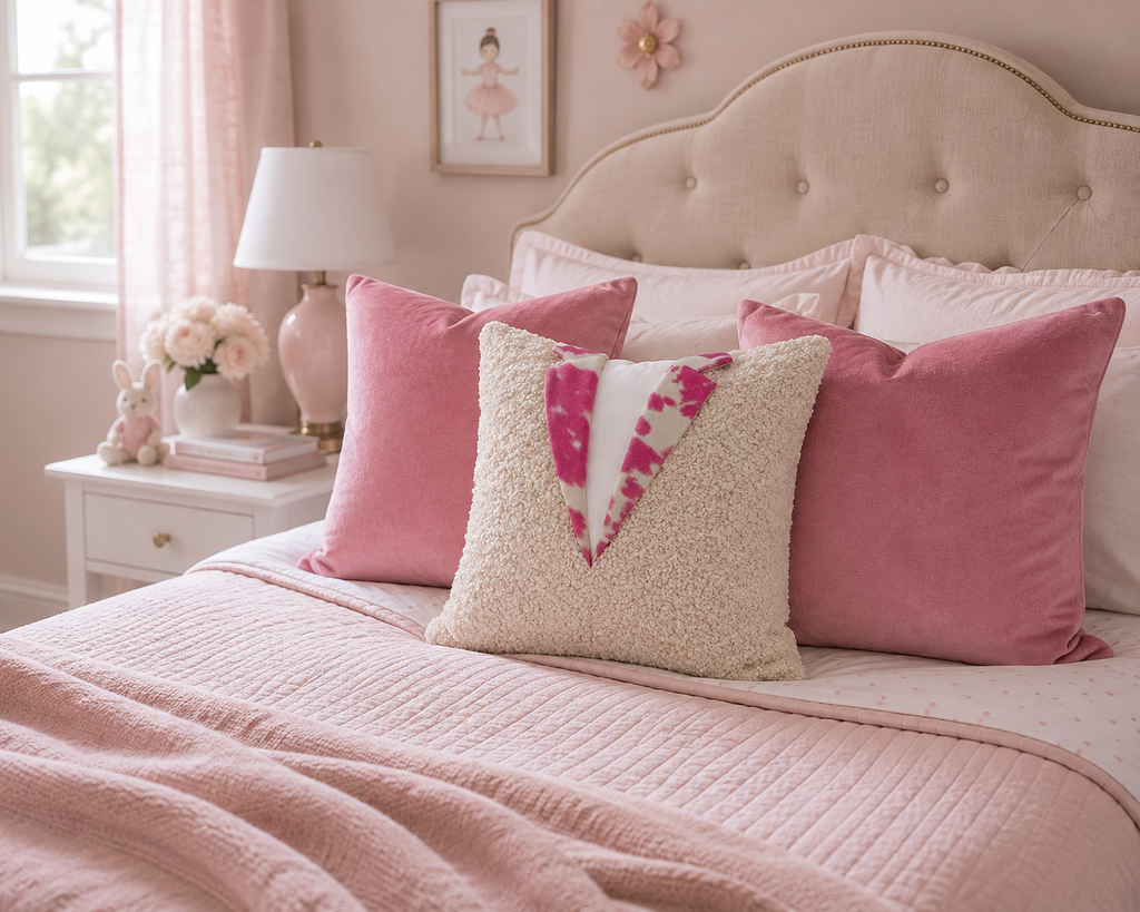 Pink Cowgirl #1 Tailored Pillow