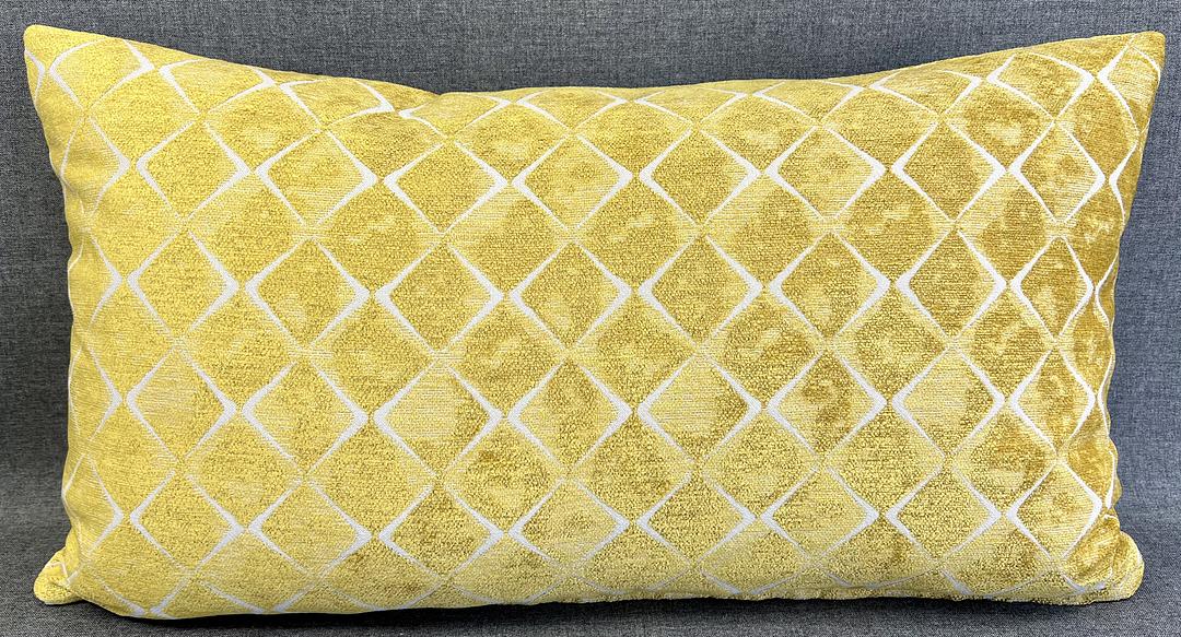Luxury Lumbar Pillow - 24" x 14"- Santa Barbara Gold