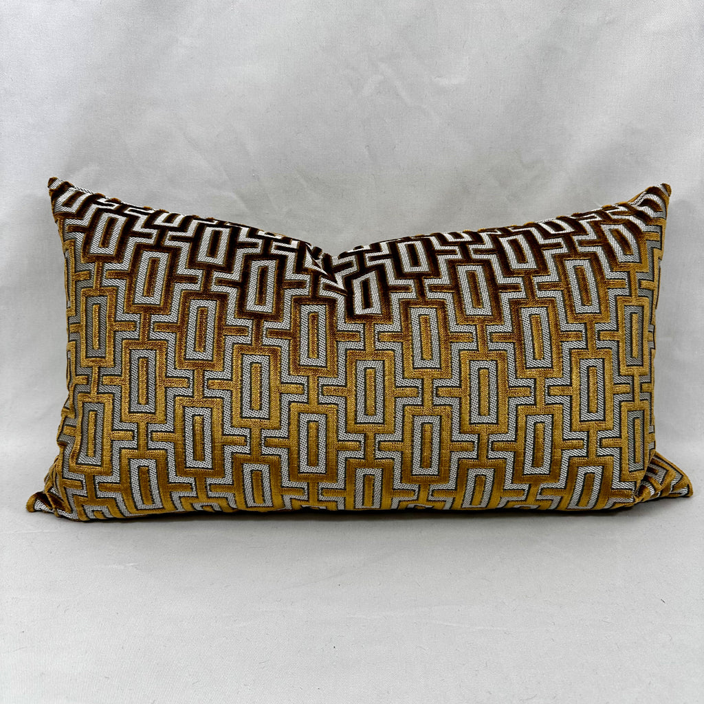 Bergman Topaz – 24" × 14" Luxury Lumbar Pillow