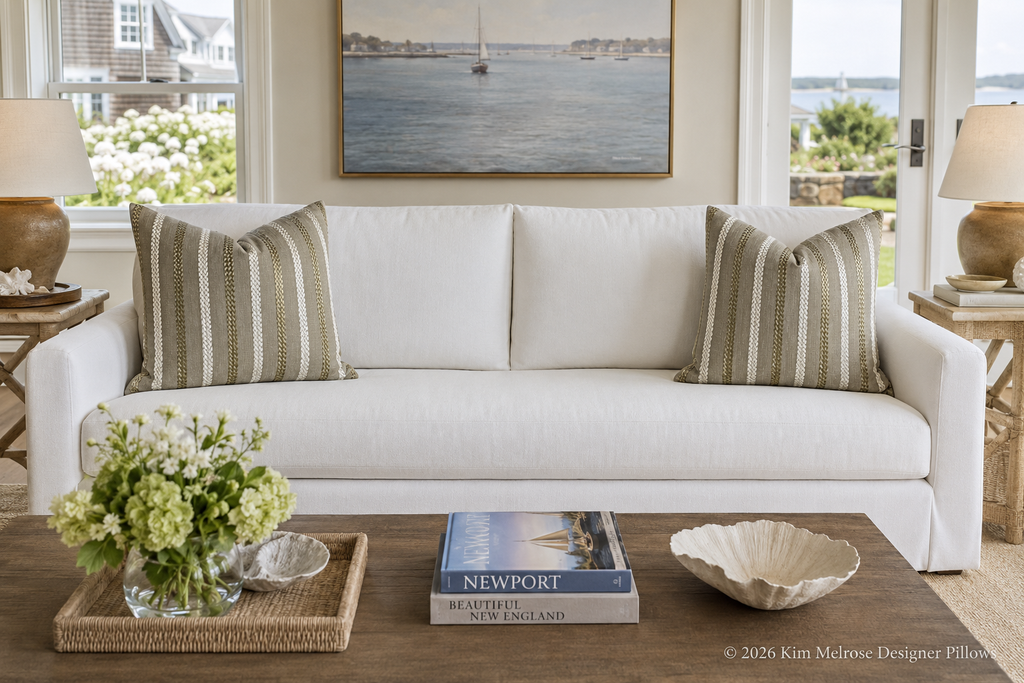 Luxury Pillow – 24" × 24" – Cheverny Taupe