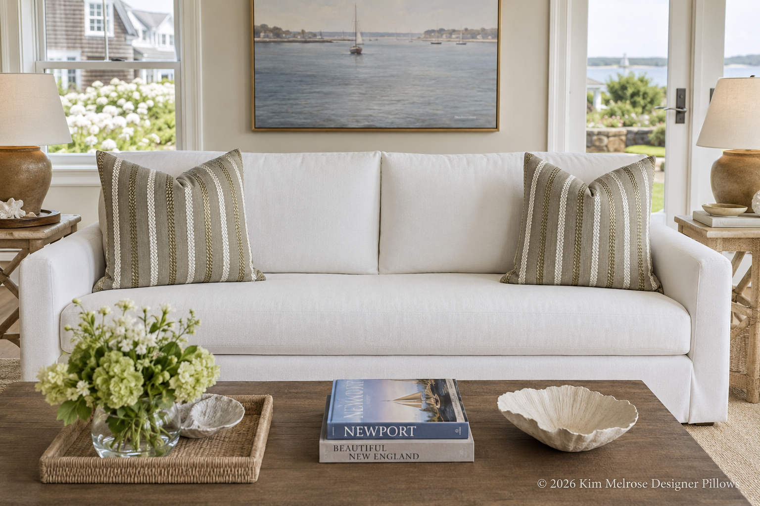 Luxury Pillow – 24" × 24" – Cheverny Taupe