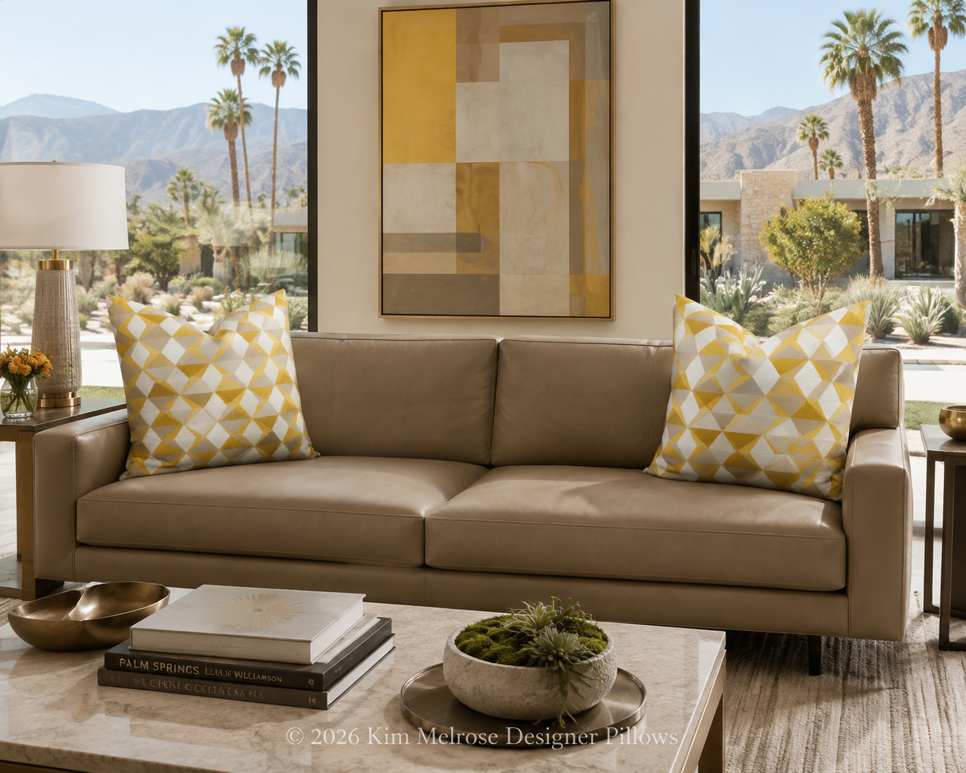 Luxury Pillow – 24" × 24" – Eichler