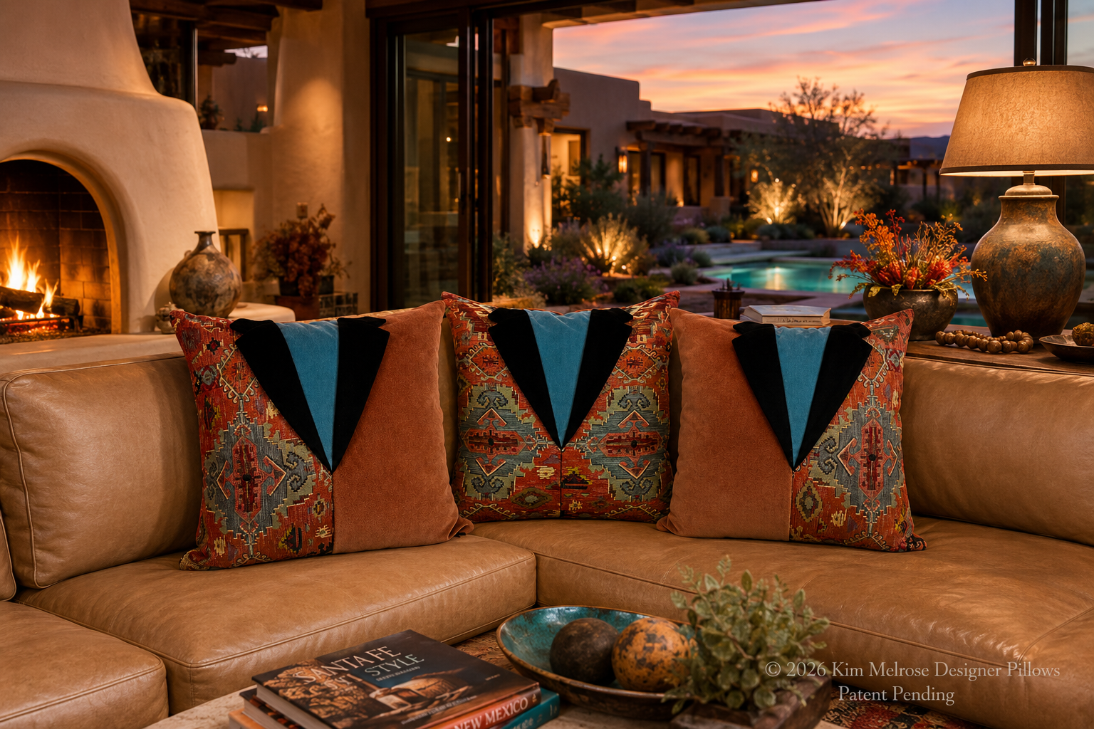 Santa Fe #3 Tailored Pillow