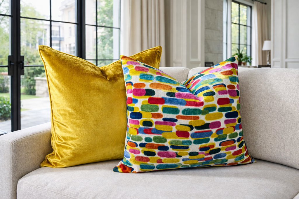 Luxury Pillow – 24" × 24" – Capsules Carnival