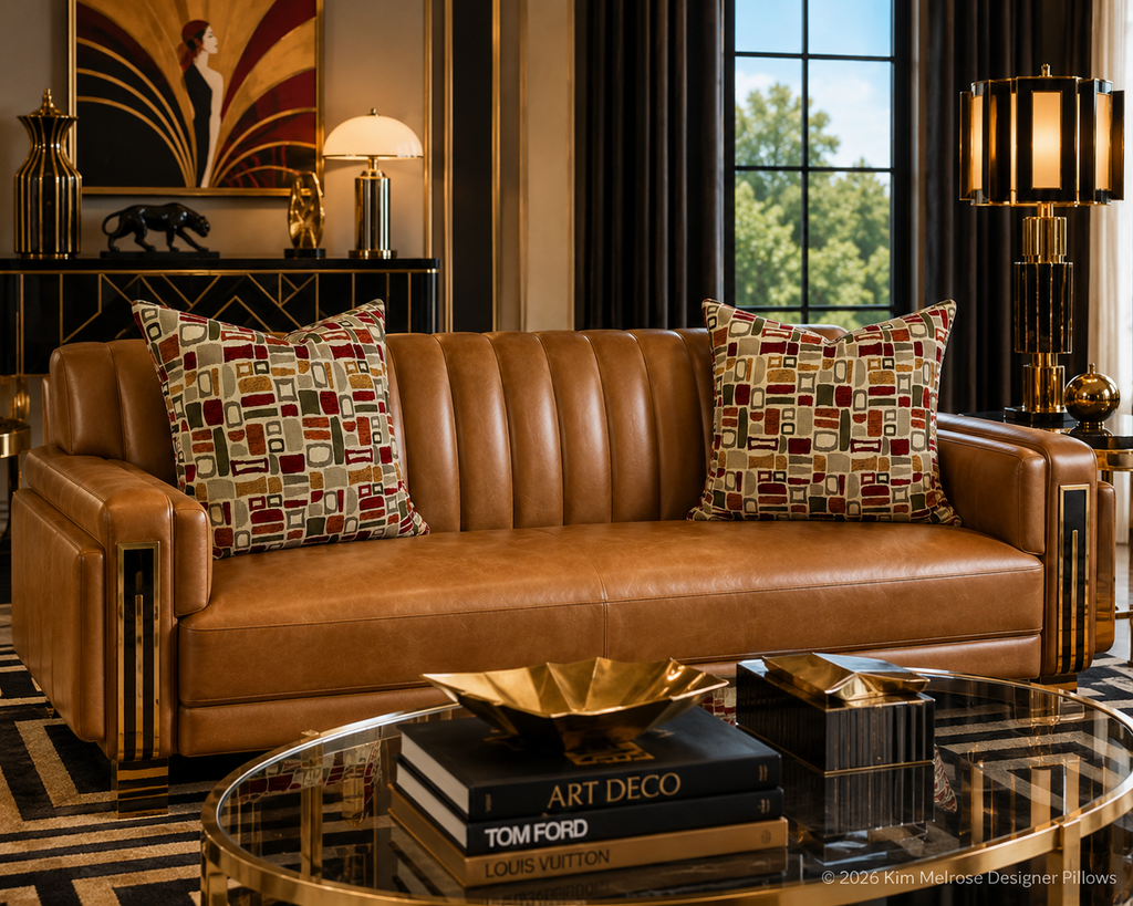 Luxury Pillow – 24" × 24" – Modernism