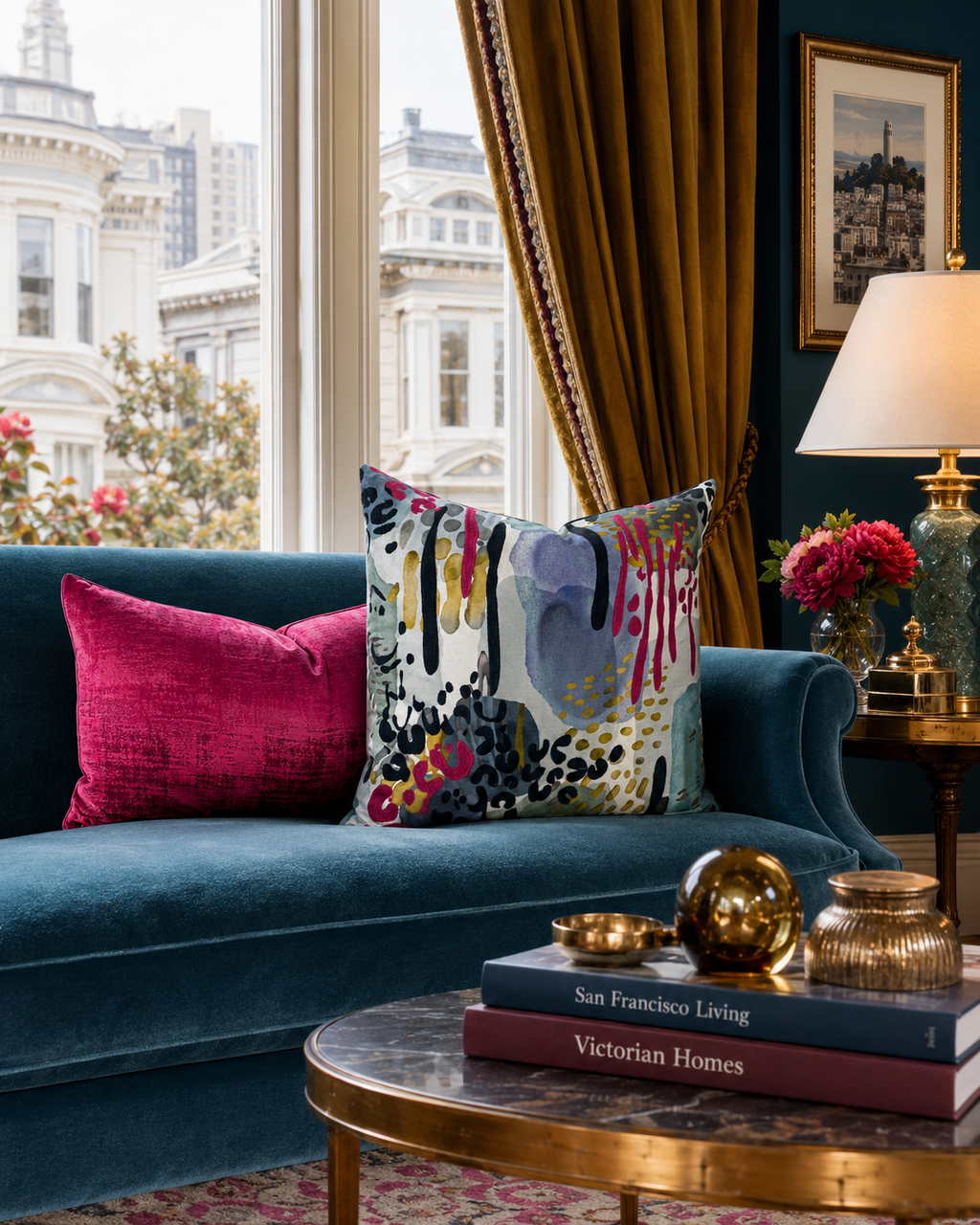 Luxury Lumbar Pillow - 24" x 14" - Fresco Fuchsia
