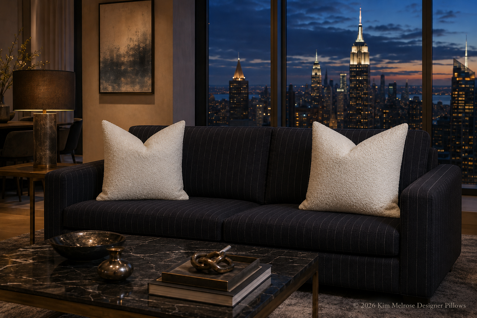 Luxury Pillow – 24" × 24" – Snuggle Ivory