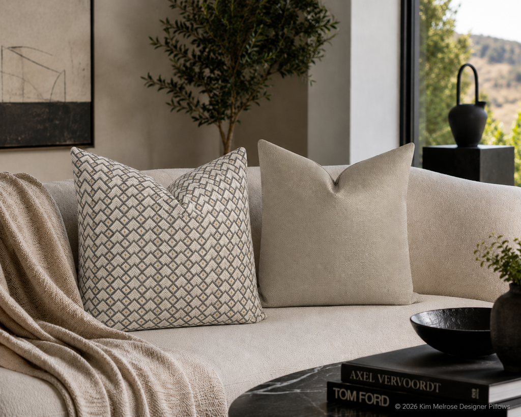 Luxury Pillow – 24" × 24" – Brookland Twine
