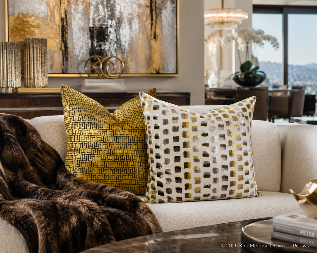 Luxury Pillow – 24" × 24" – Impasto