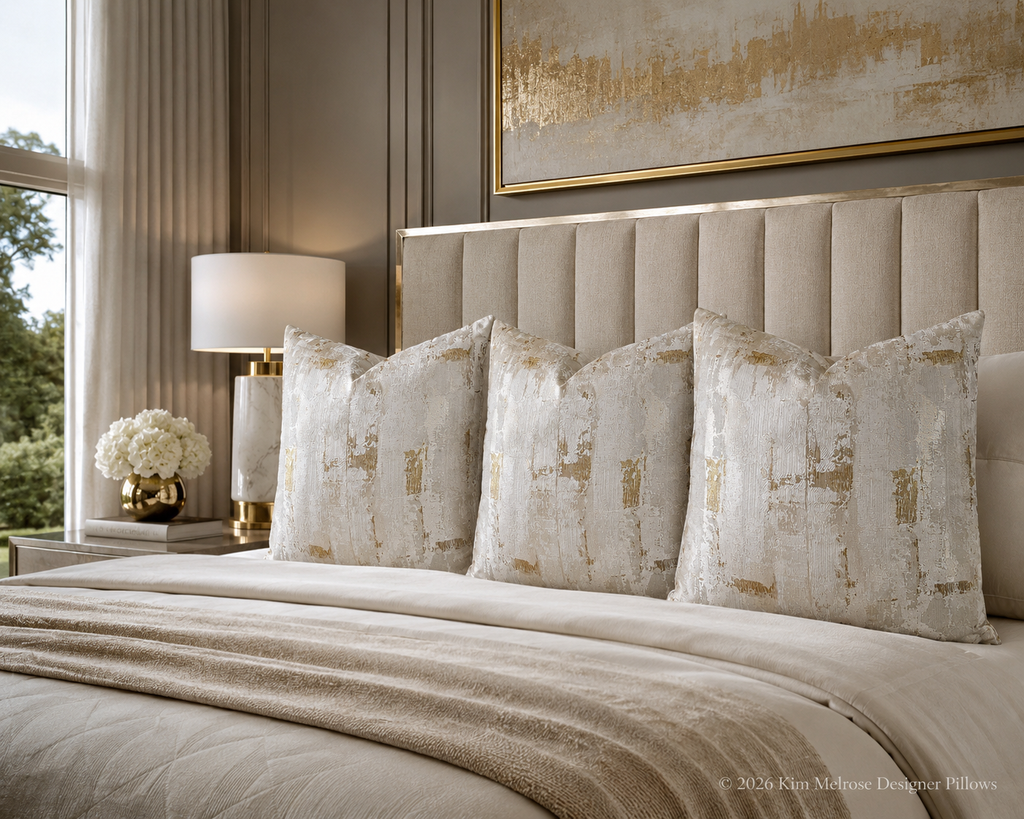 Luxury Pillow – 24" × 24" – London