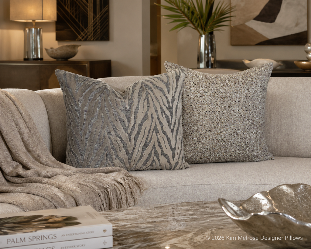Luxury Pillow – 24" × 24" – Thunderbird Granite