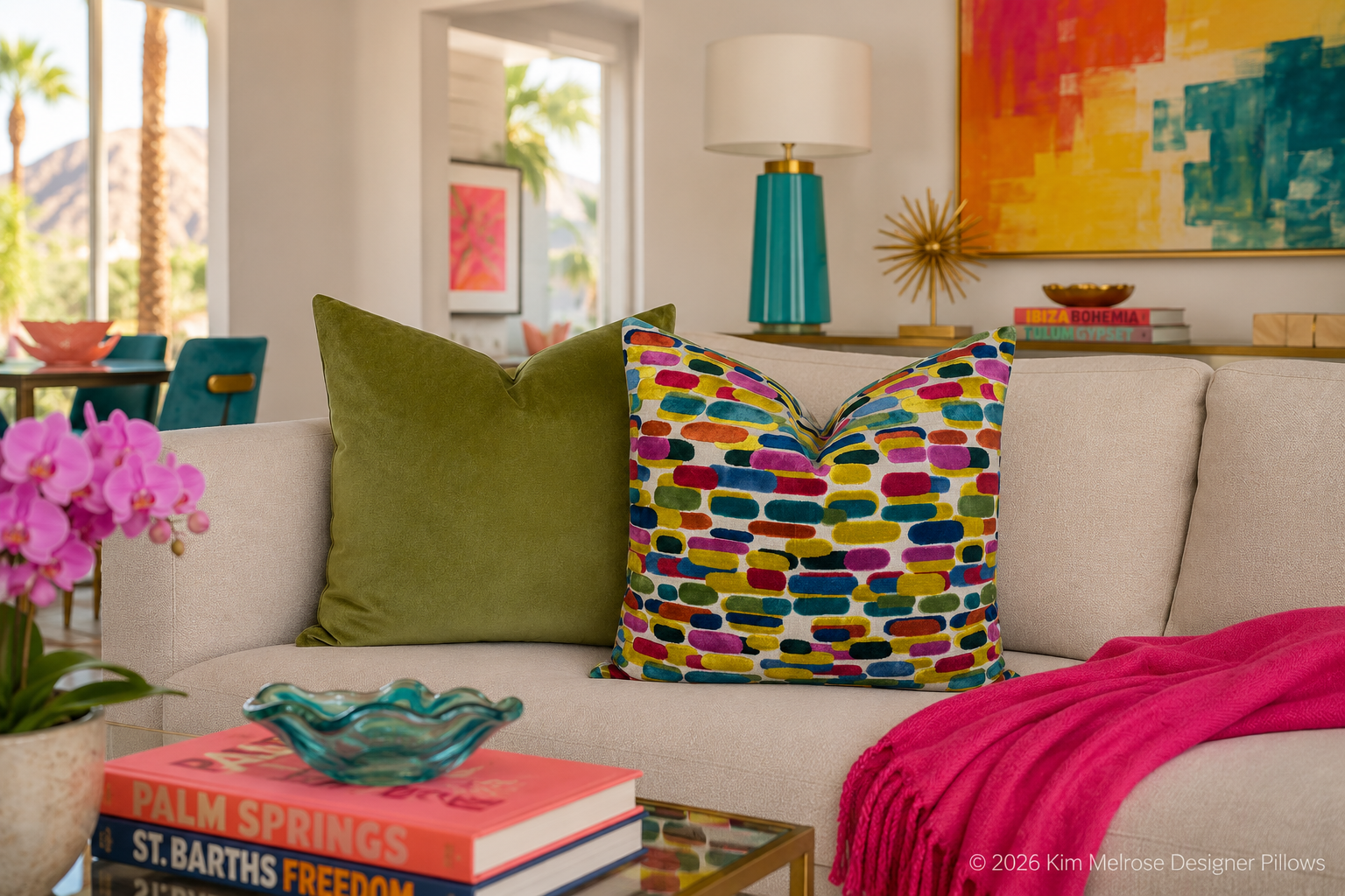 Luxury Pillow – 24" × 24" – Capsules Carnival