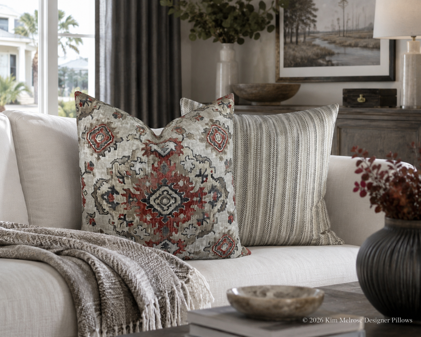 Luxury Pillow – 24" × 24" – Kapoor Linen