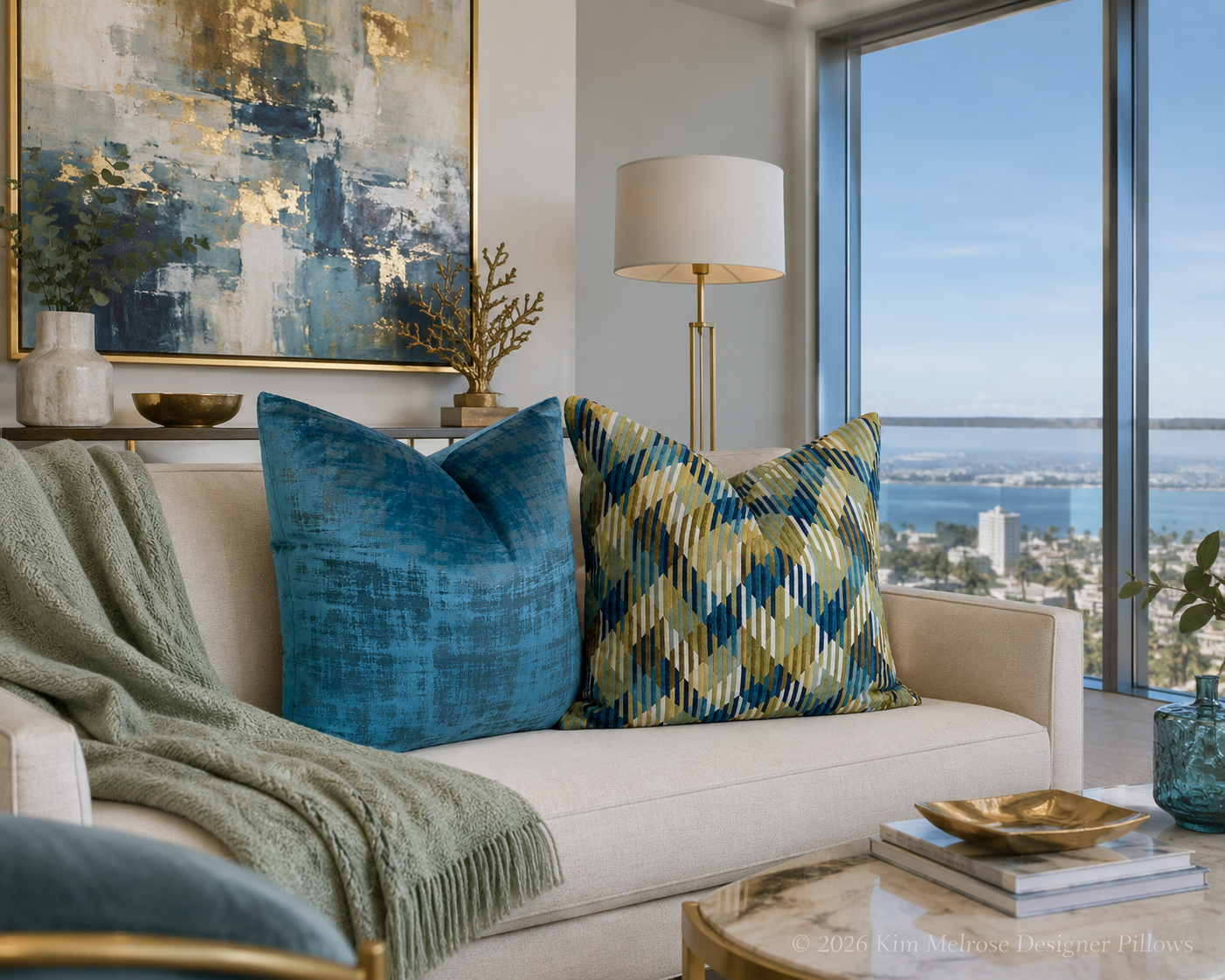 Luxury Pillow – 24" × 24" – Fresco Pacific
