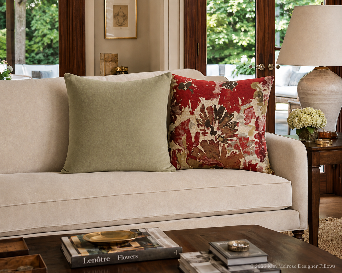 Spring Meadow & Belvedere Linen Living Room
