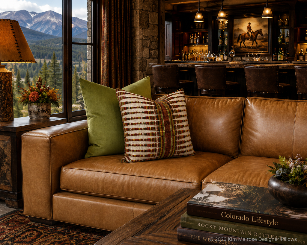 Luxury Pillow – 24" × 24" – Belvedere Aloe