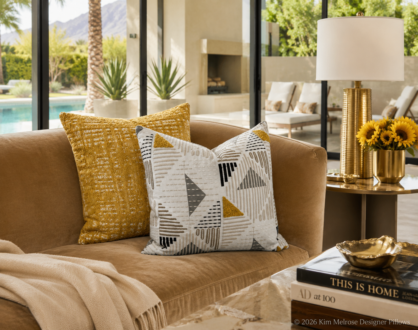 Luxury Pillow – 24" × 24" – Geoscape