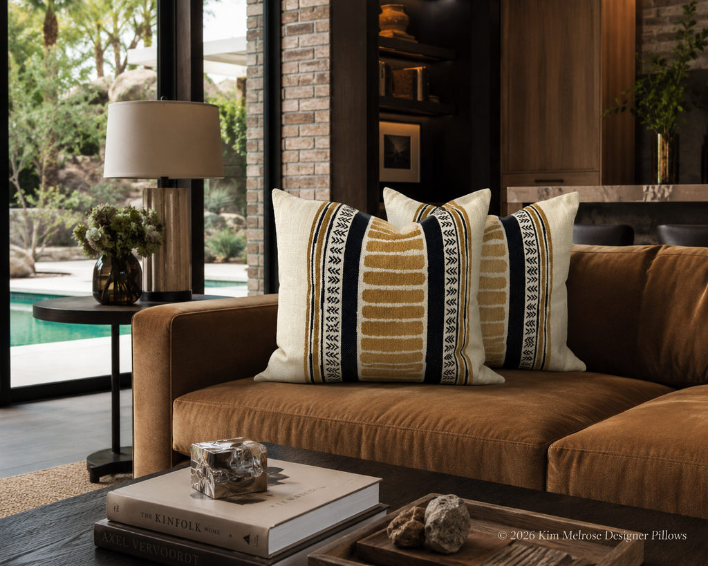 Luxury Pillow – 24" × 24" – Cholula Black