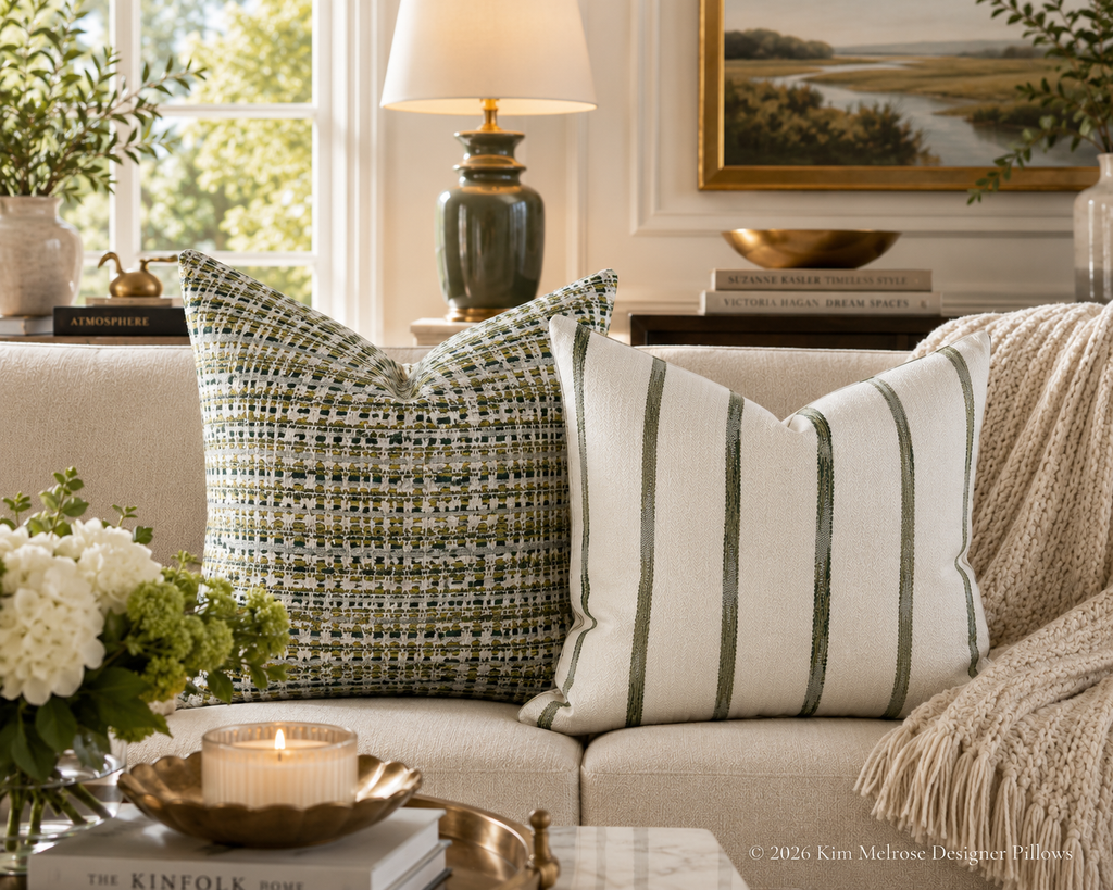 Luxury Pillow – 24" × 24" – Wallasch Moss