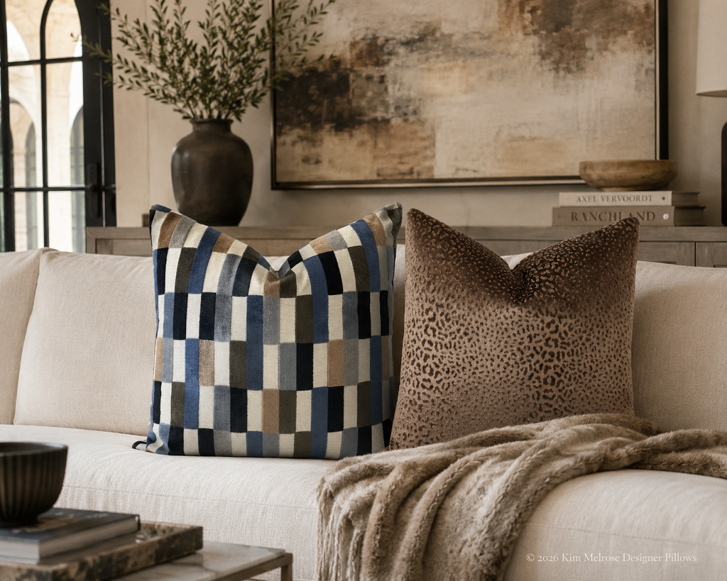 Luxury Pillow – 24" × 24" – Wild Luxe
