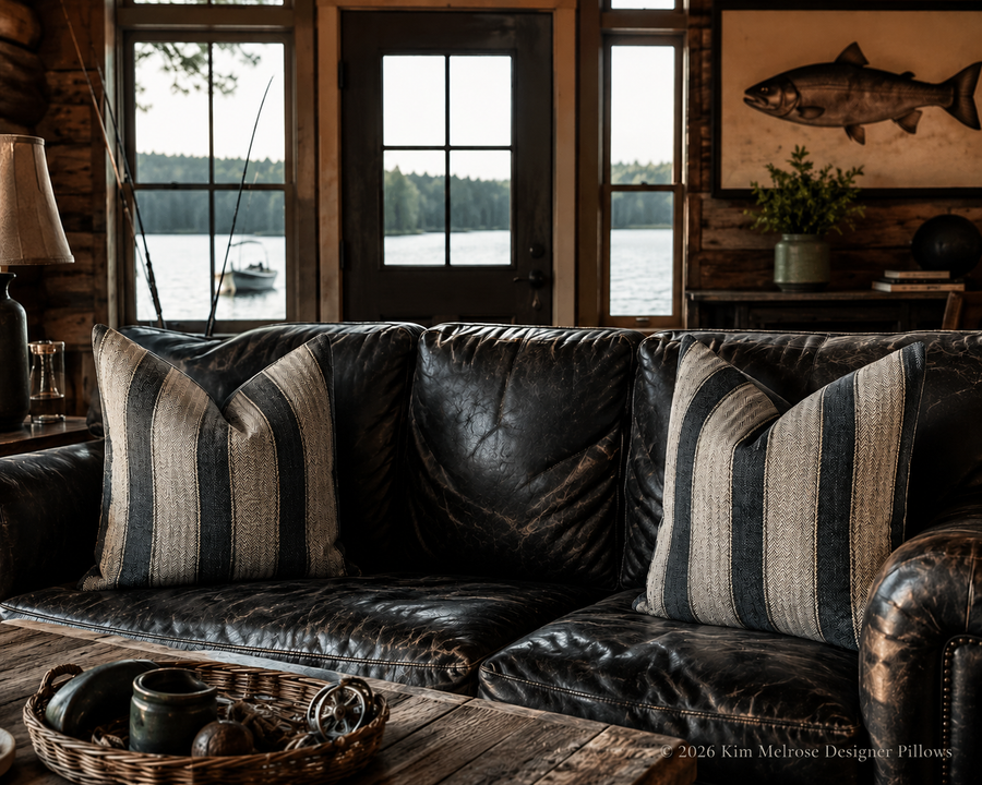 Natural Weave Charcoal Living Room 
