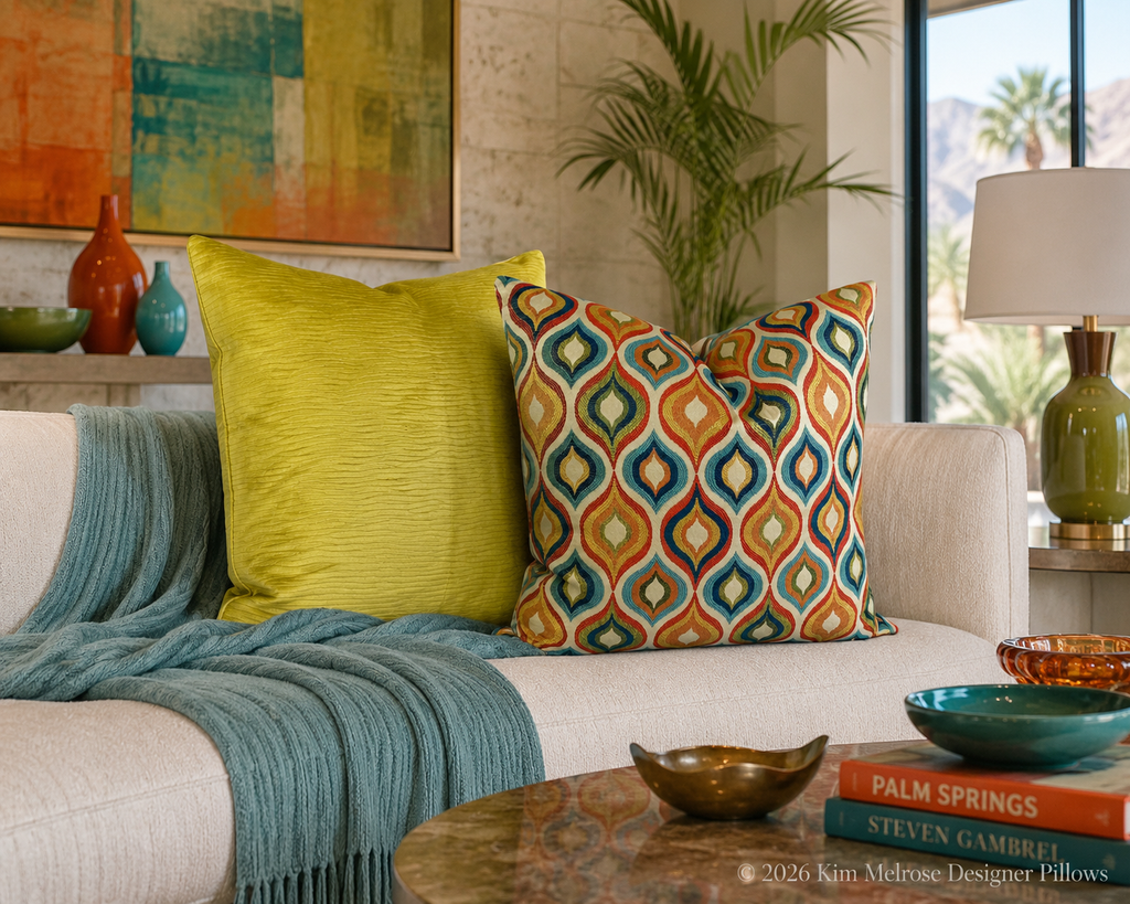 Luxury Pillow – 24" × 24" – Flicker