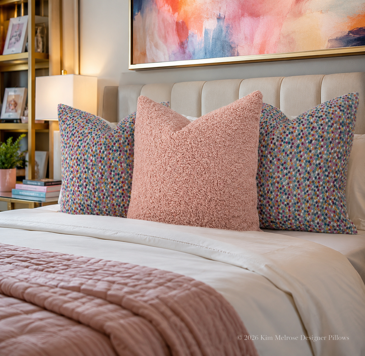 Bacchus & Poodle Blush Bedroom