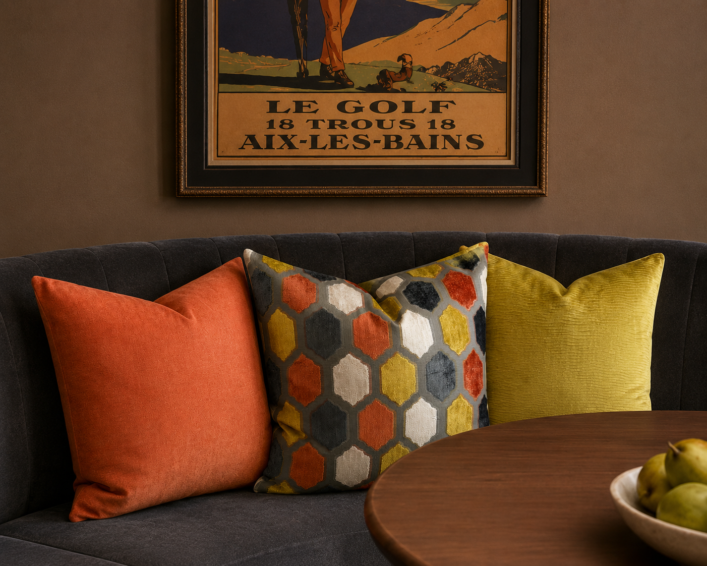 Luxury Pillow – 24" × 24" – Merino Coral