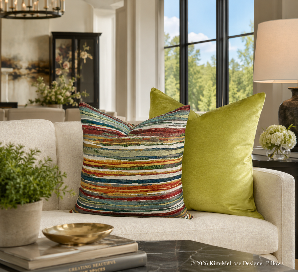 Luxury Pillow – 24" × 24" – Parallel Multi