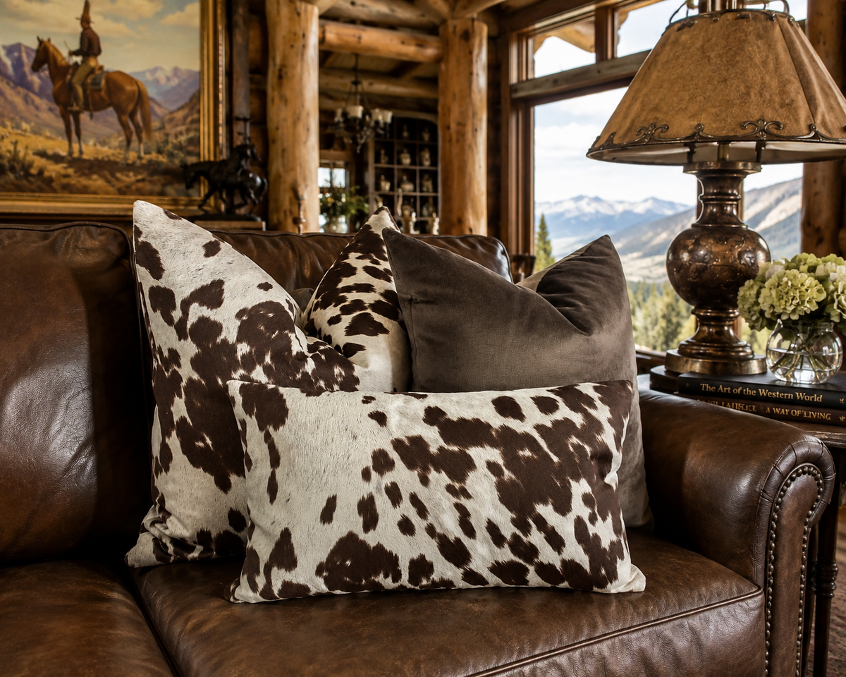 Yellowstone Ranch Brown & Belvedere Espresso Living Room