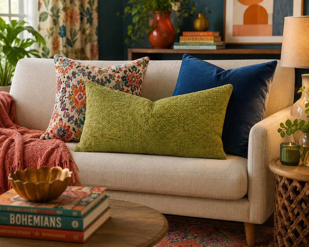 Luxury Lumbar Pillow – 24" × 14" – Norse Moss