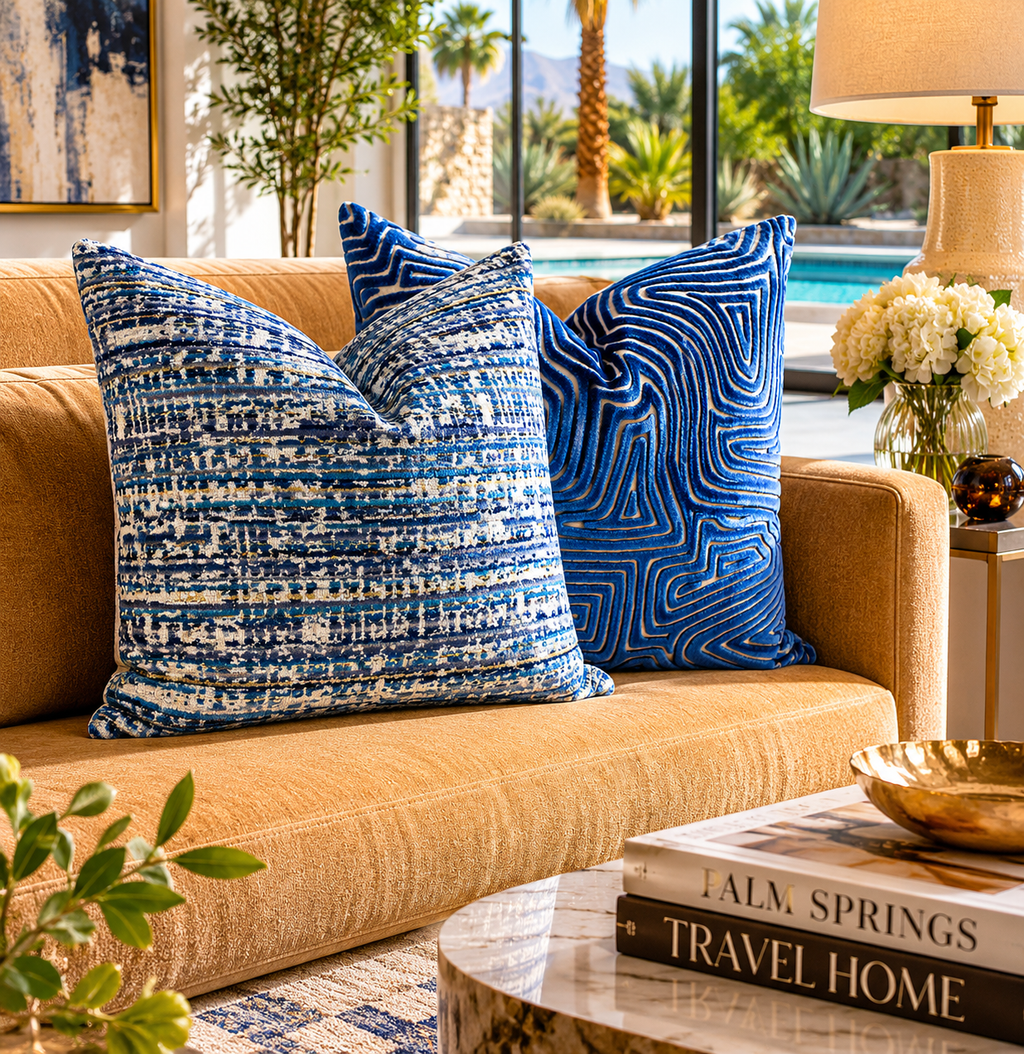 Luxury Pillow – 24" × 24" – Dynamix Ocean