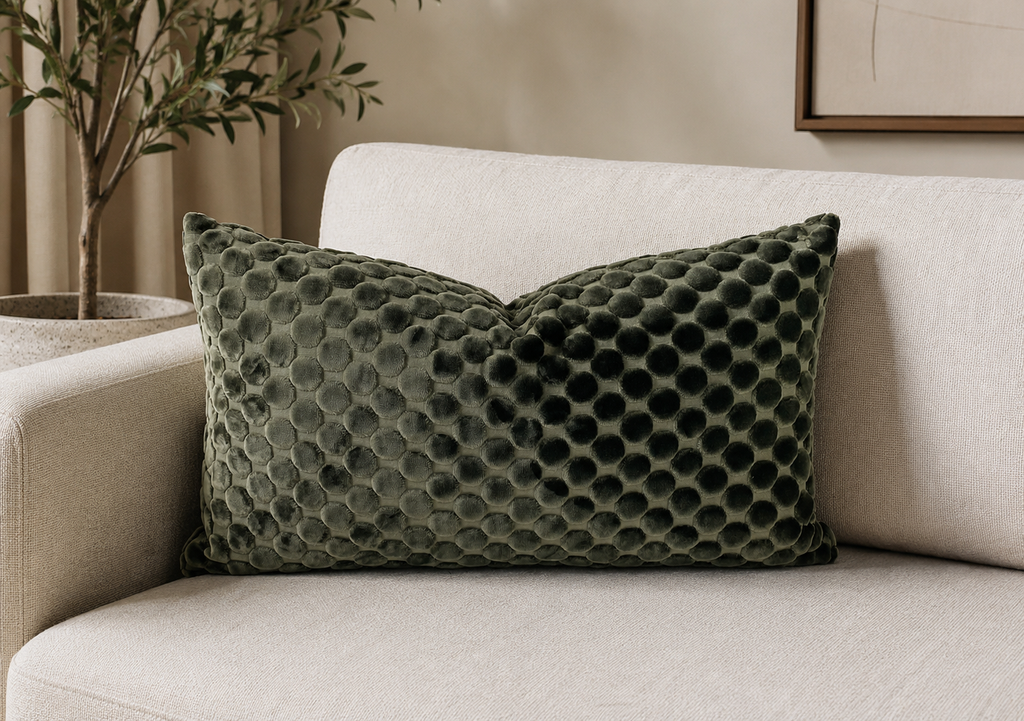 Luxury Lumbar Pillow - 24" × 14" - Dance Cactus